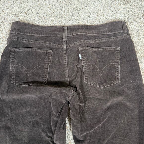 Levi’s 526 Womens Brown Corduroy Slender Boot Cut Jeans Size 10 - Picture 6 of 8